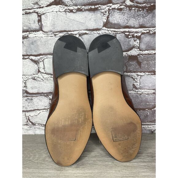 Winthrop USA Brown Leather Penny Loafers Dress Shoes Men’s Sz 10EEE US/44EU - Picture 15 of 16